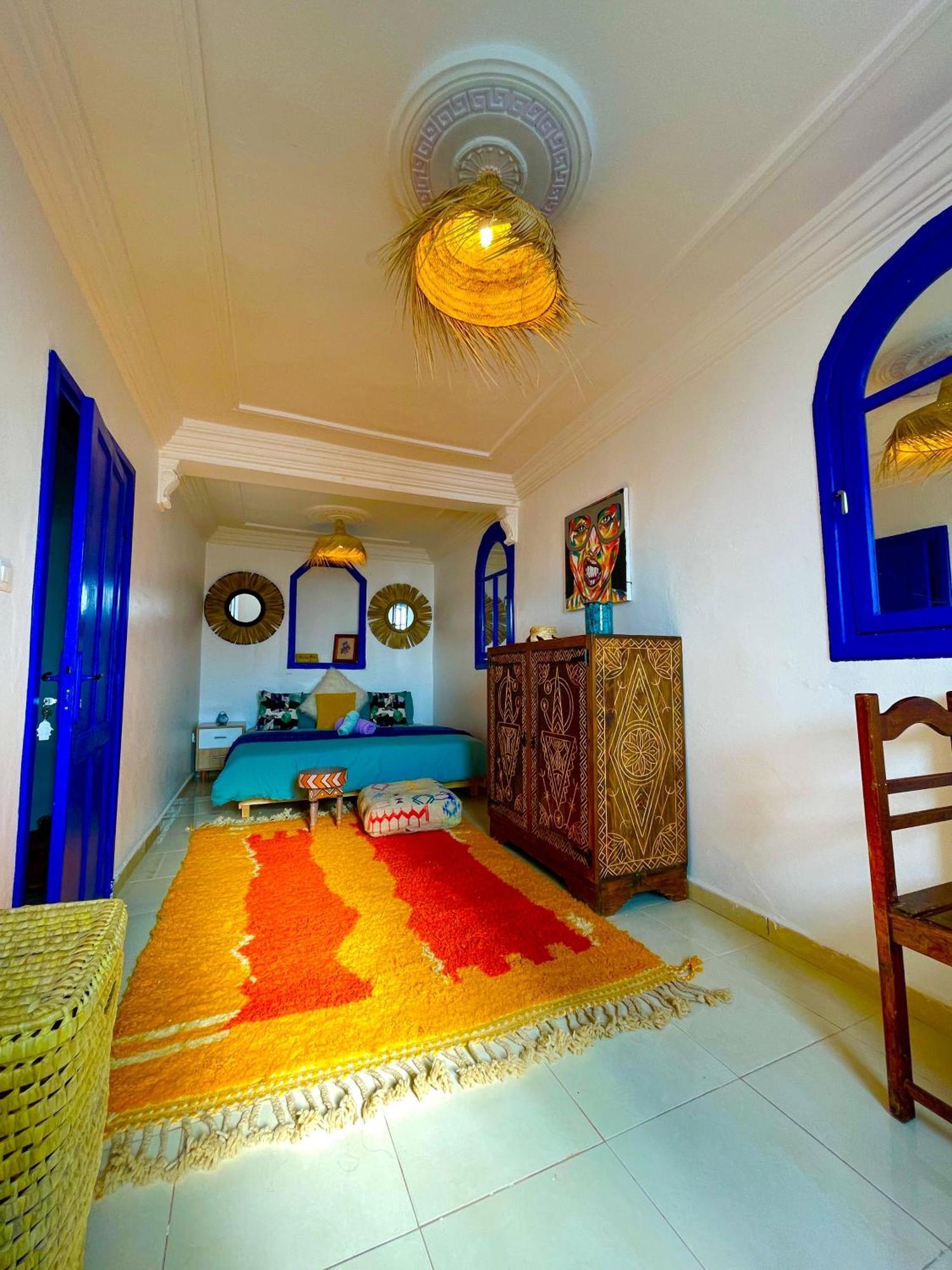 Bed and Breakfast Surf & Salsa Ocean House Tamraght Exterior foto